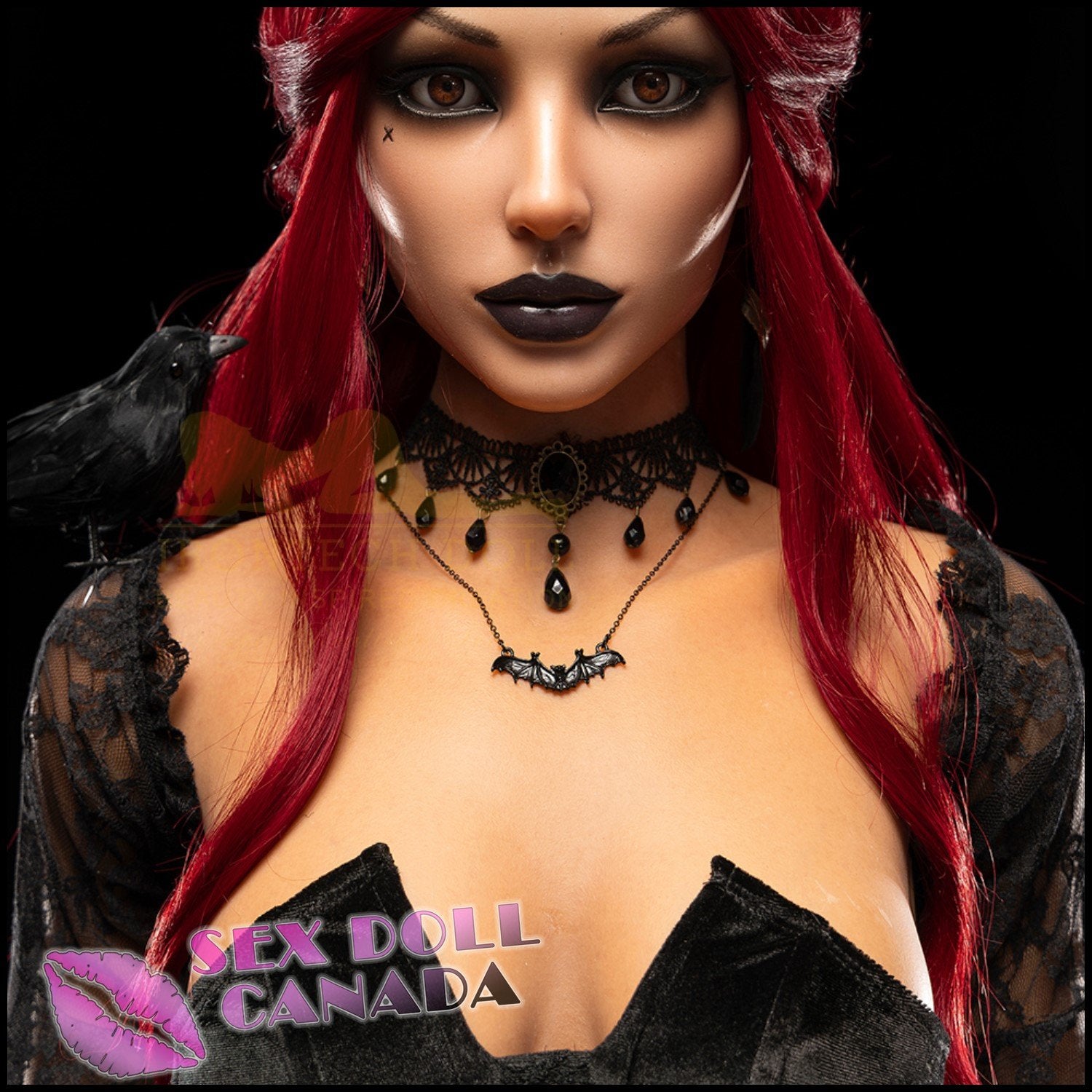 IRONTECH Realistic Sex Doll Big Tits Breasts Red Head Curvy Full Body