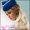 IRONTECH Realistic Sex Doll Blonde Hair Western American Curvy Full Body