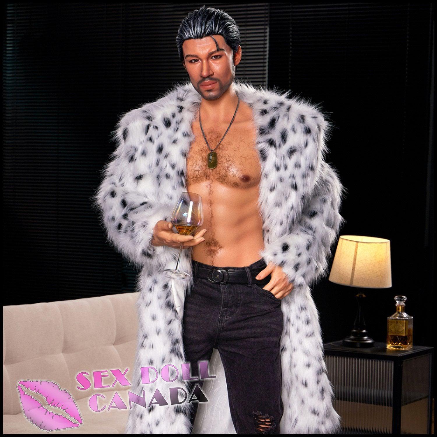 IRONTECH Realistic Sex Doll Brunette Hair Small Tits Boobs Tall Long Legs