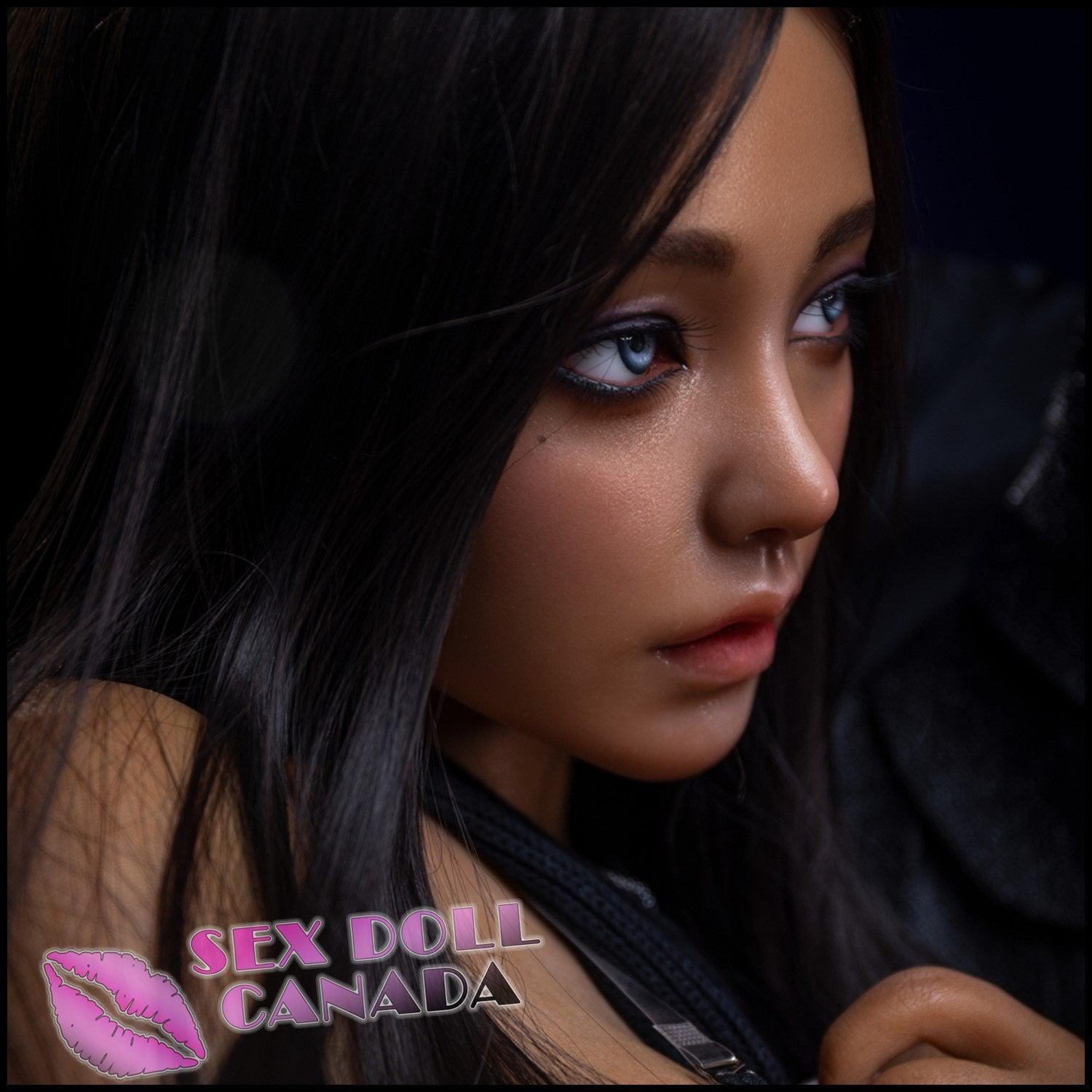 Real Lady Realistic Sex Doll Black Hair Curvy Full Body Tall Long Legs