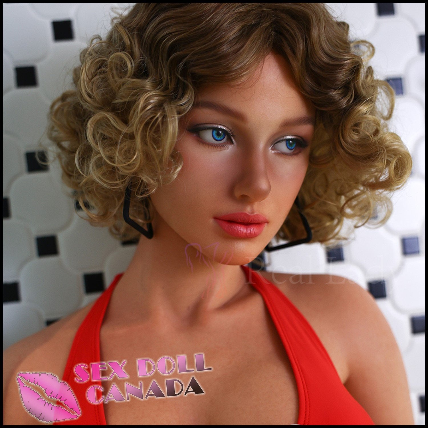 Real Lady Realistic Sex Doll Blonde Hair Latina Brazilian BBW Chubby Fat