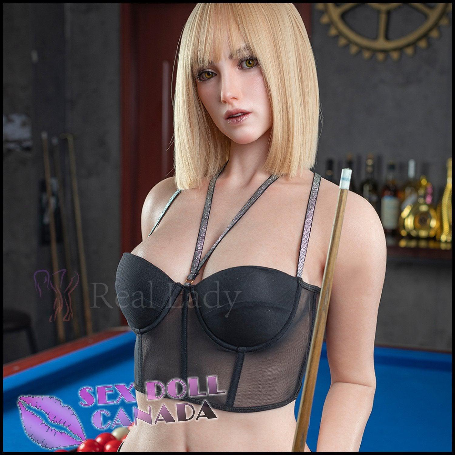 Real Lady Realistic Sex Doll Blonde Hair Big Tits Breasts Tall Long Legs
