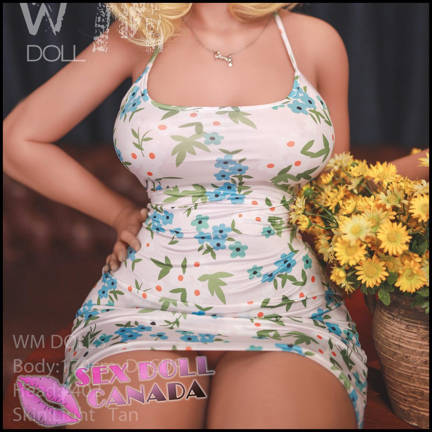 WM Doll Realistic Sex Doll Western American Blonde Hair Small Waist