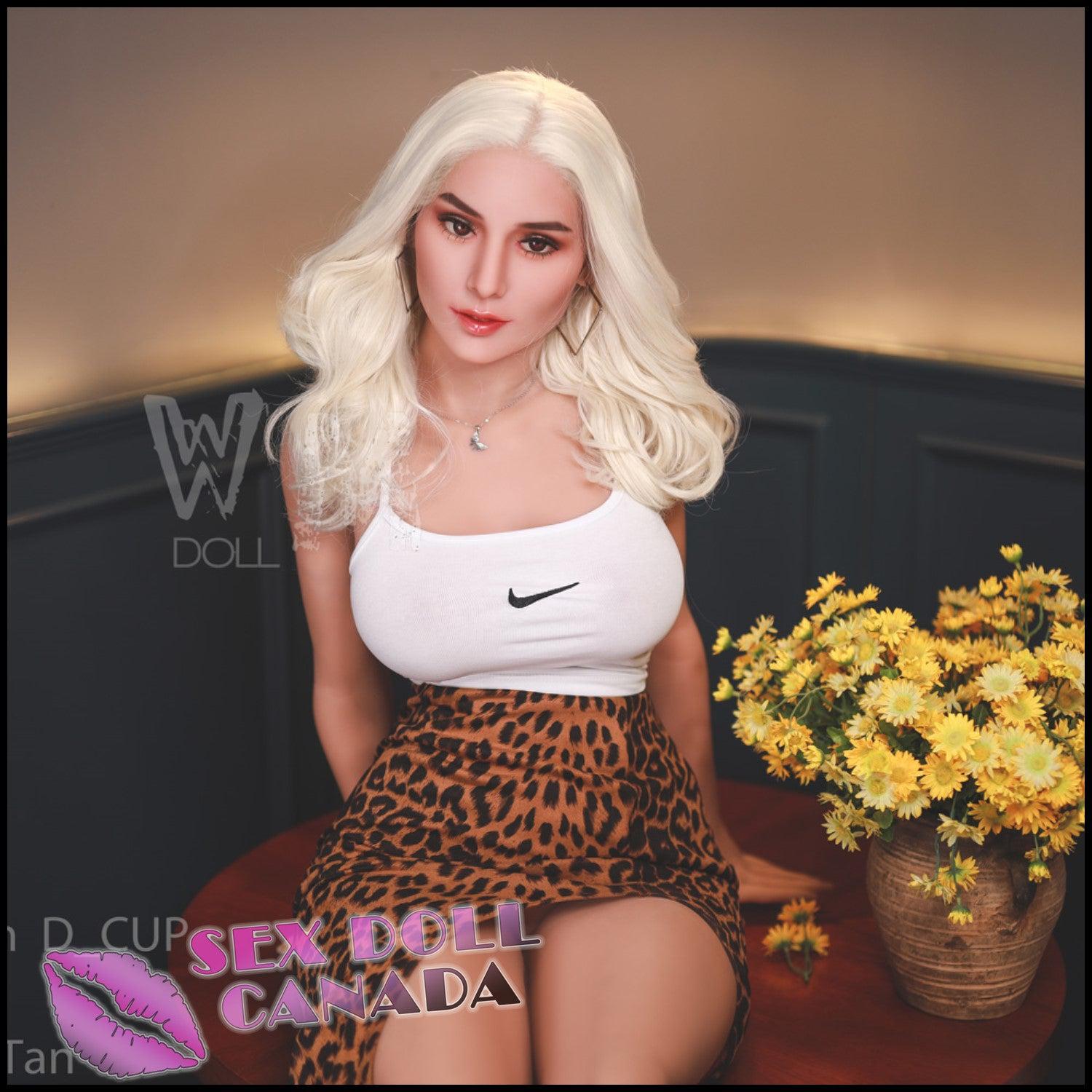 WM Doll Realistic Sex Doll Blonde Hair Big Thick Thighs Small Waist