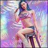 Zelex Realistic Sex Doll Tall Long Legs Blue Hair Big Tits Breasts