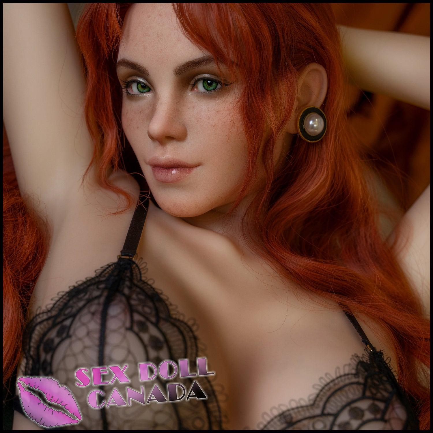 Zelex Realistic Sex Doll Tall Long Legs Western American Red Head