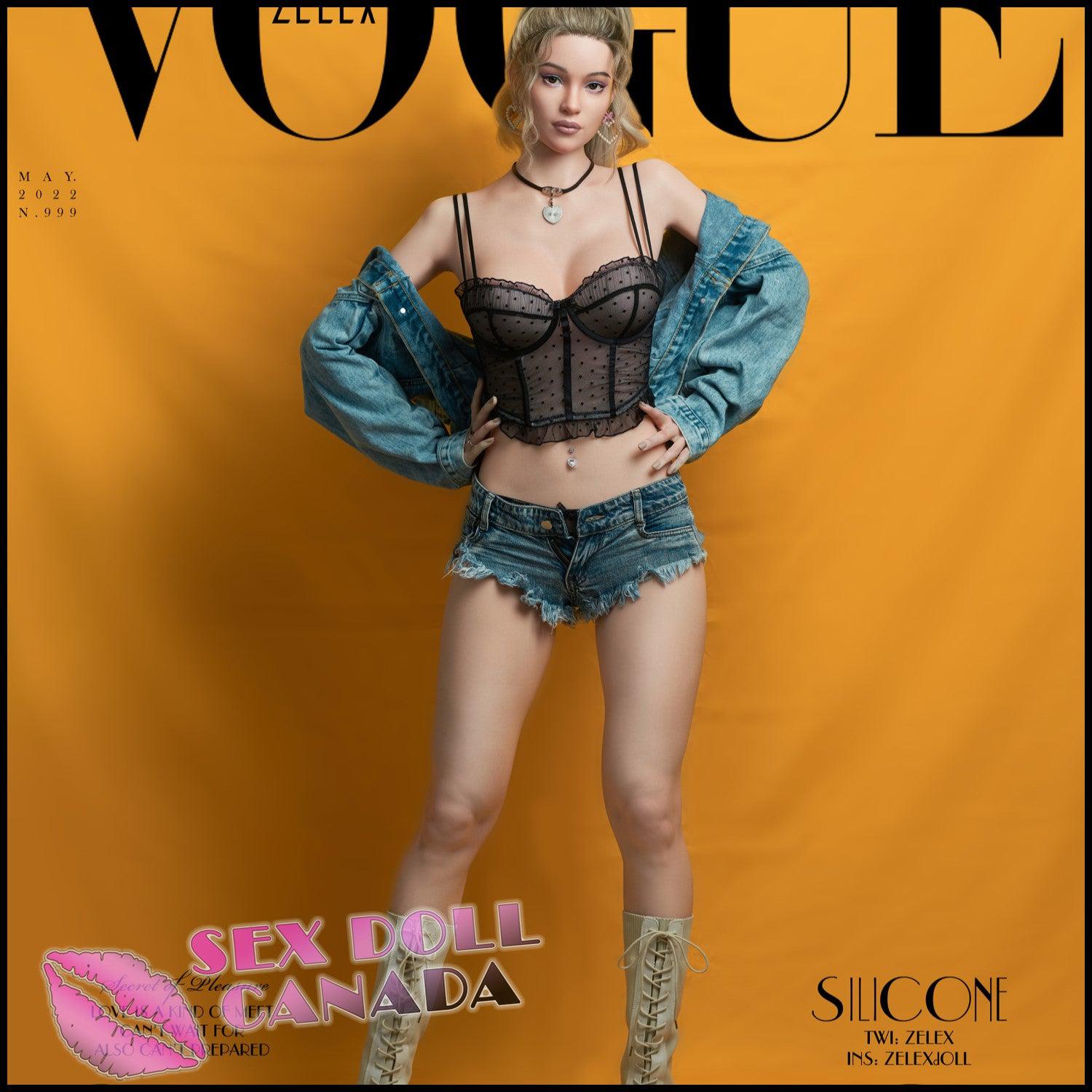 Zelex Realistic Sex Doll Big Tits Breasts Western American Blonde Hair