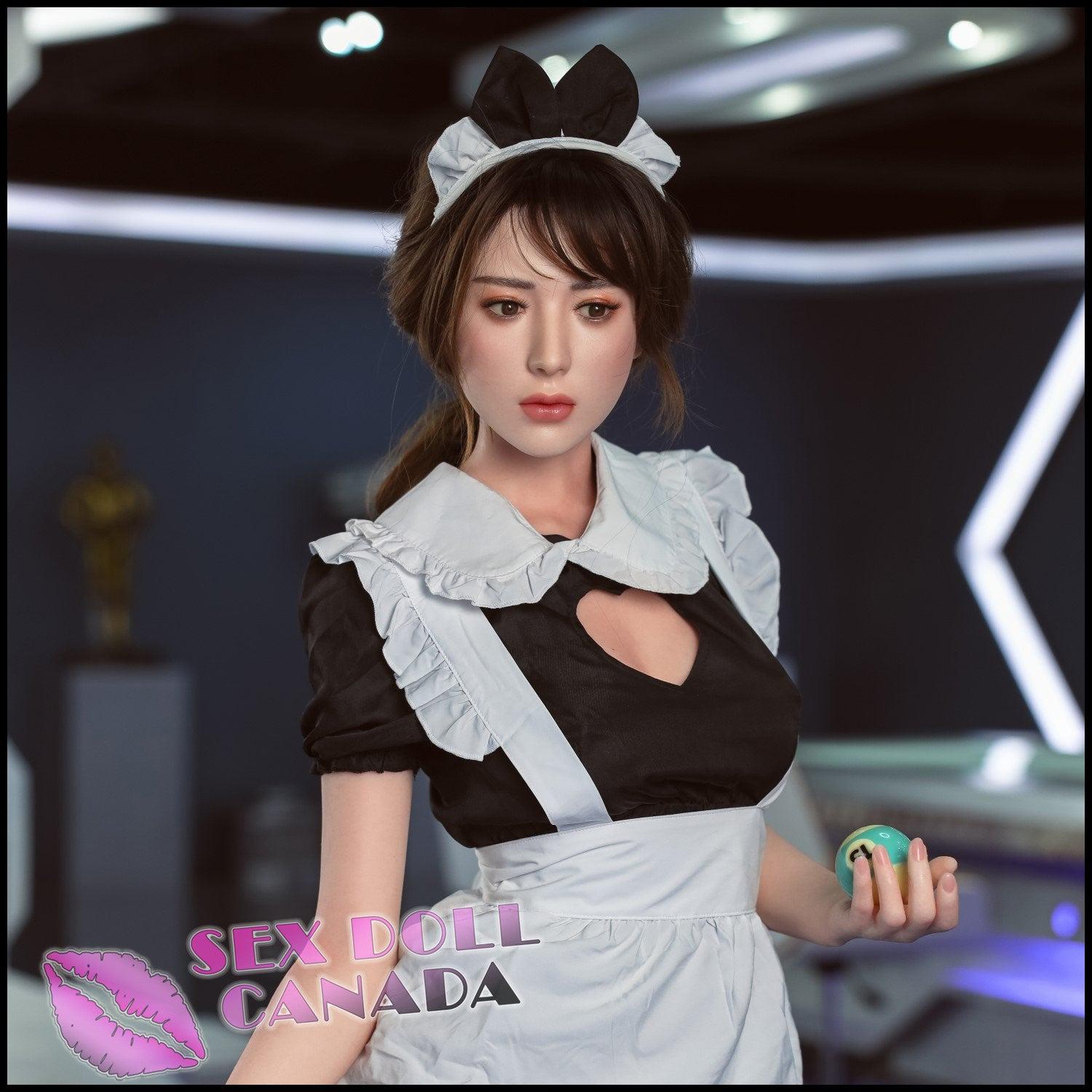 Gynoid Tech Realistic Sex Doll Asian Japanese Chinese Tall Long Legs Brunette Hair