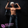 Jarliet Realistic Sex Doll Gay Muscular Rough Gray Silver White Hair