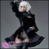 Game Lady Realistic Sex Doll Curvy Full Body Gray Silver White Hair Elf Fantasy Cosplay