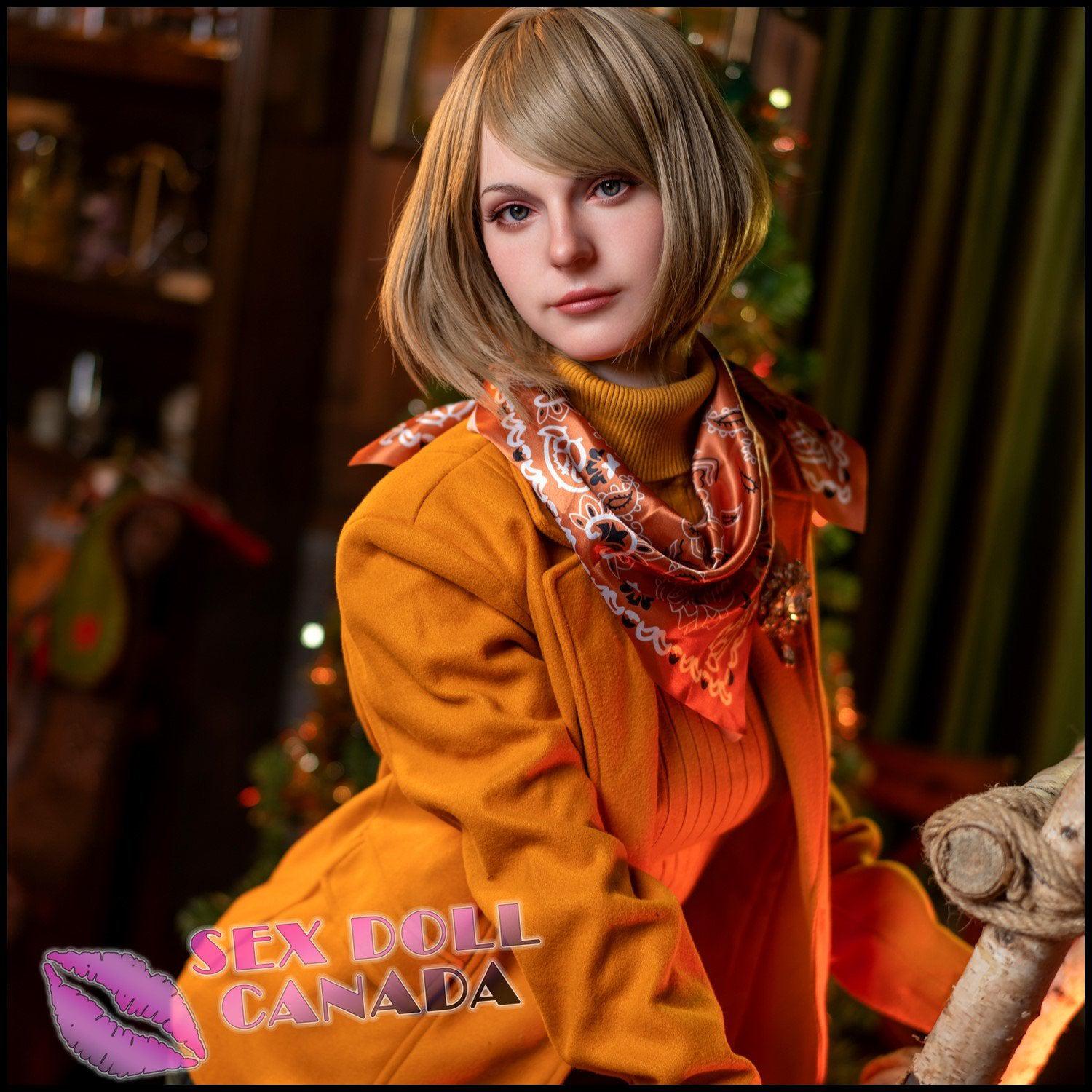 Game Lady Realistic Sex Doll Curvy Full Body Blonde Hair Huge Tits Boobs