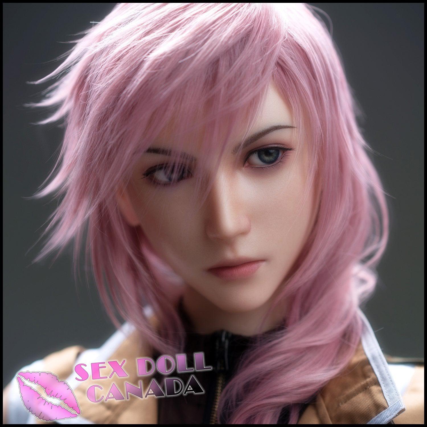 Game Lady Realistic Sex Doll Pink Purple Hair Tall Long Legs Asian Japanese Chinese