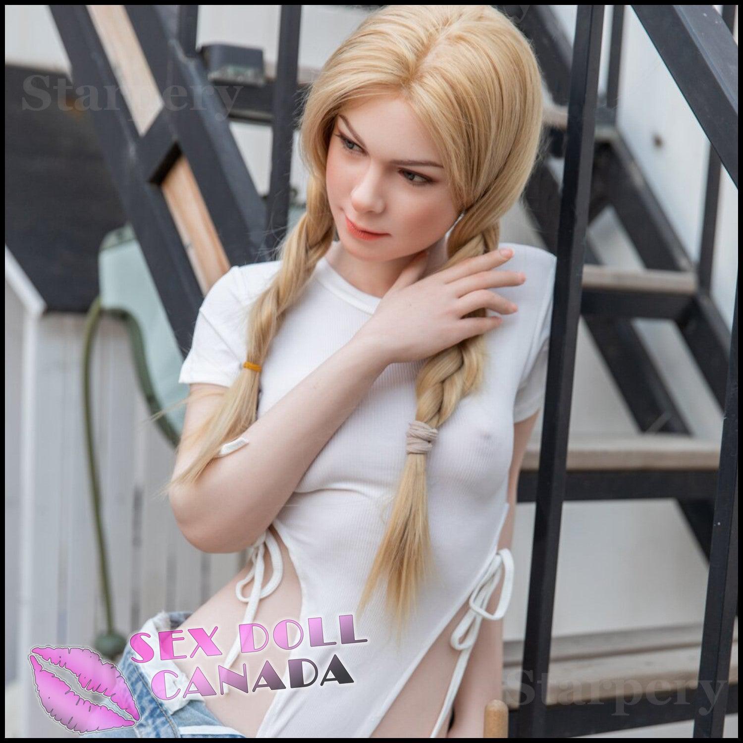 Starpery Realistic Sex Doll Small Tits Boobs Blonde Hair Tall Long Legs