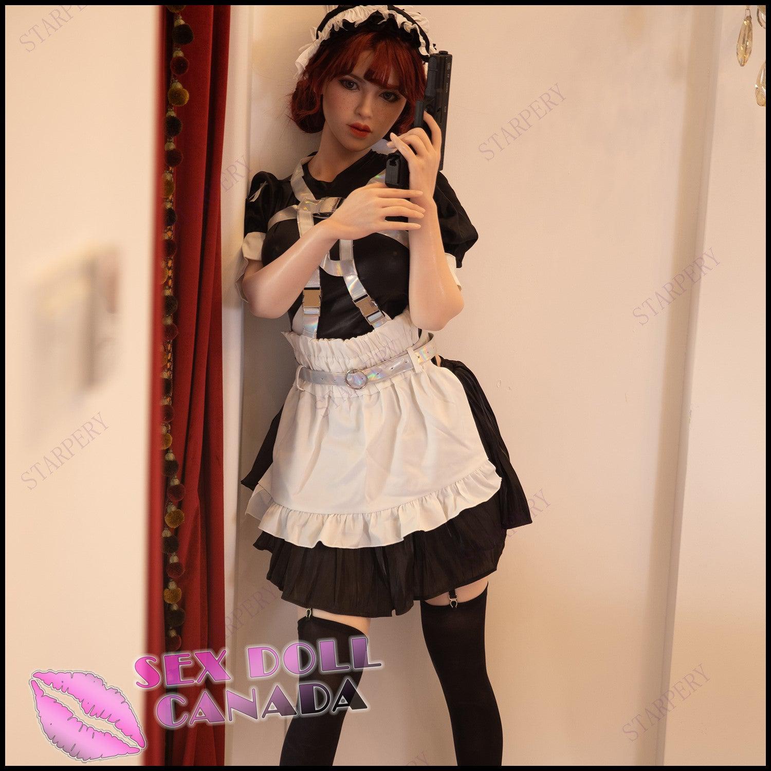 Starpery Realistic Sex Doll Red Head Curvy Full Body Big Tits Breasts