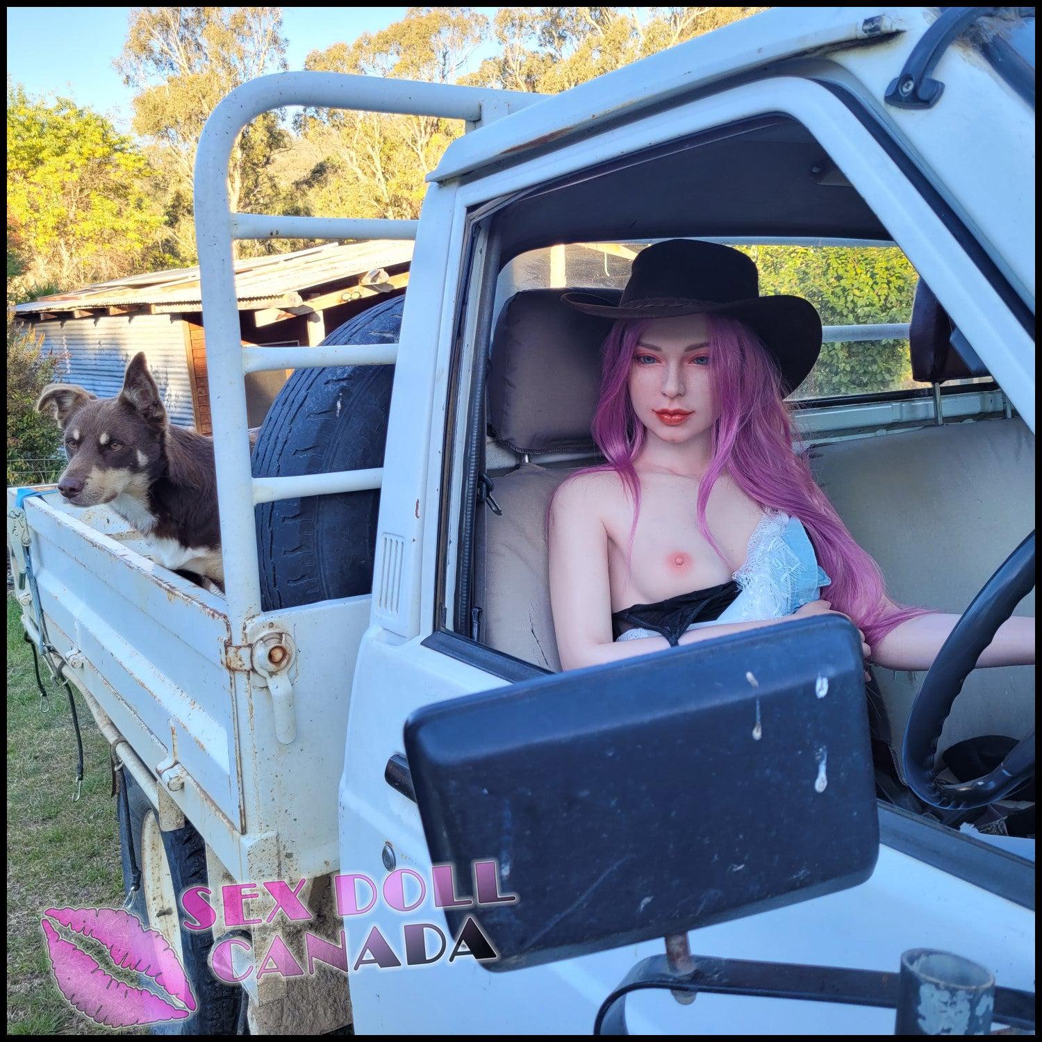 Starpery Realistic Sex Doll Tall Long Legs Pink Purple Hair Western American