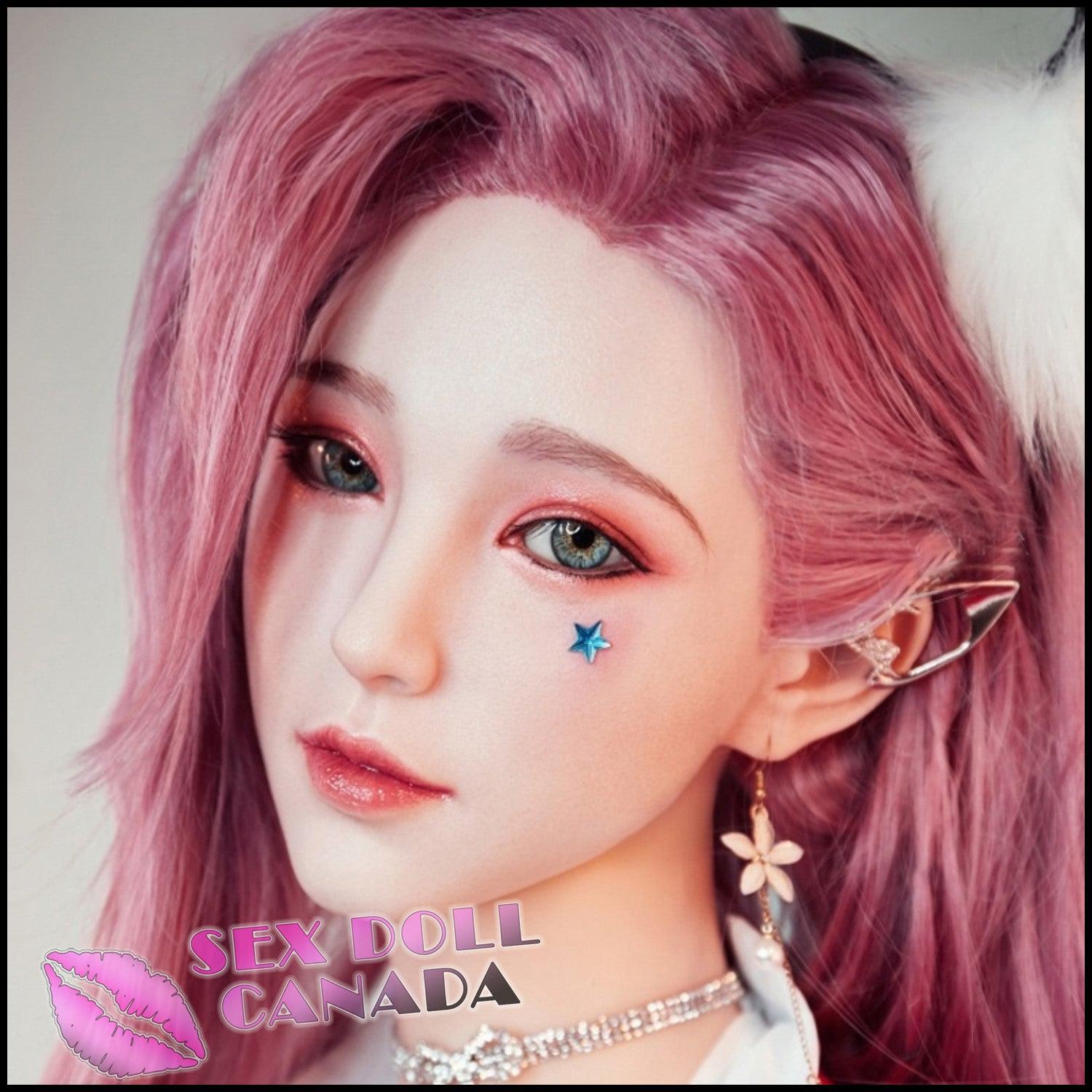 Starpery Realistic Sex Doll Big Tits Breasts Curvy Full Body Pink Purple Hair