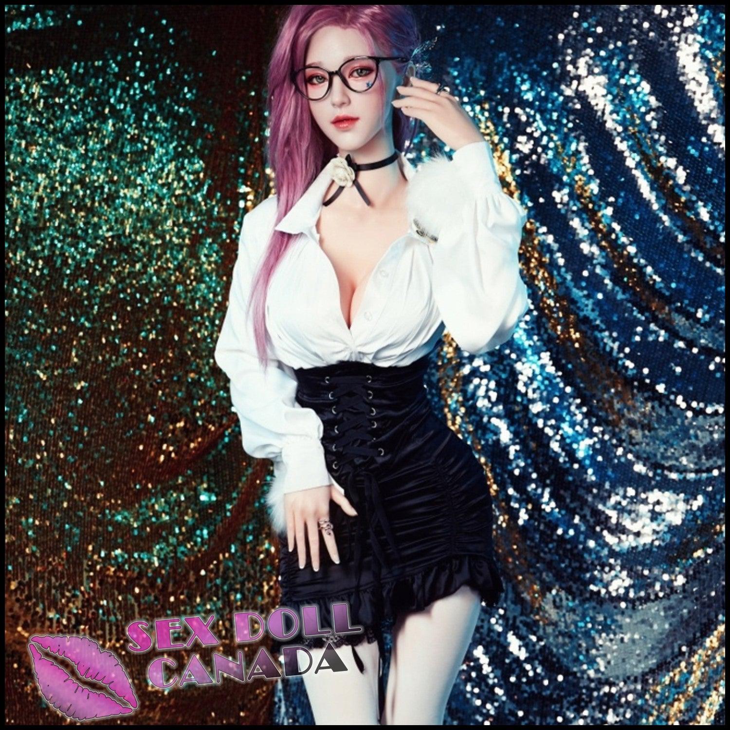 Starpery Realistic Sex Doll Curvy Full Body Pink Purple Hair Big Tits Breasts