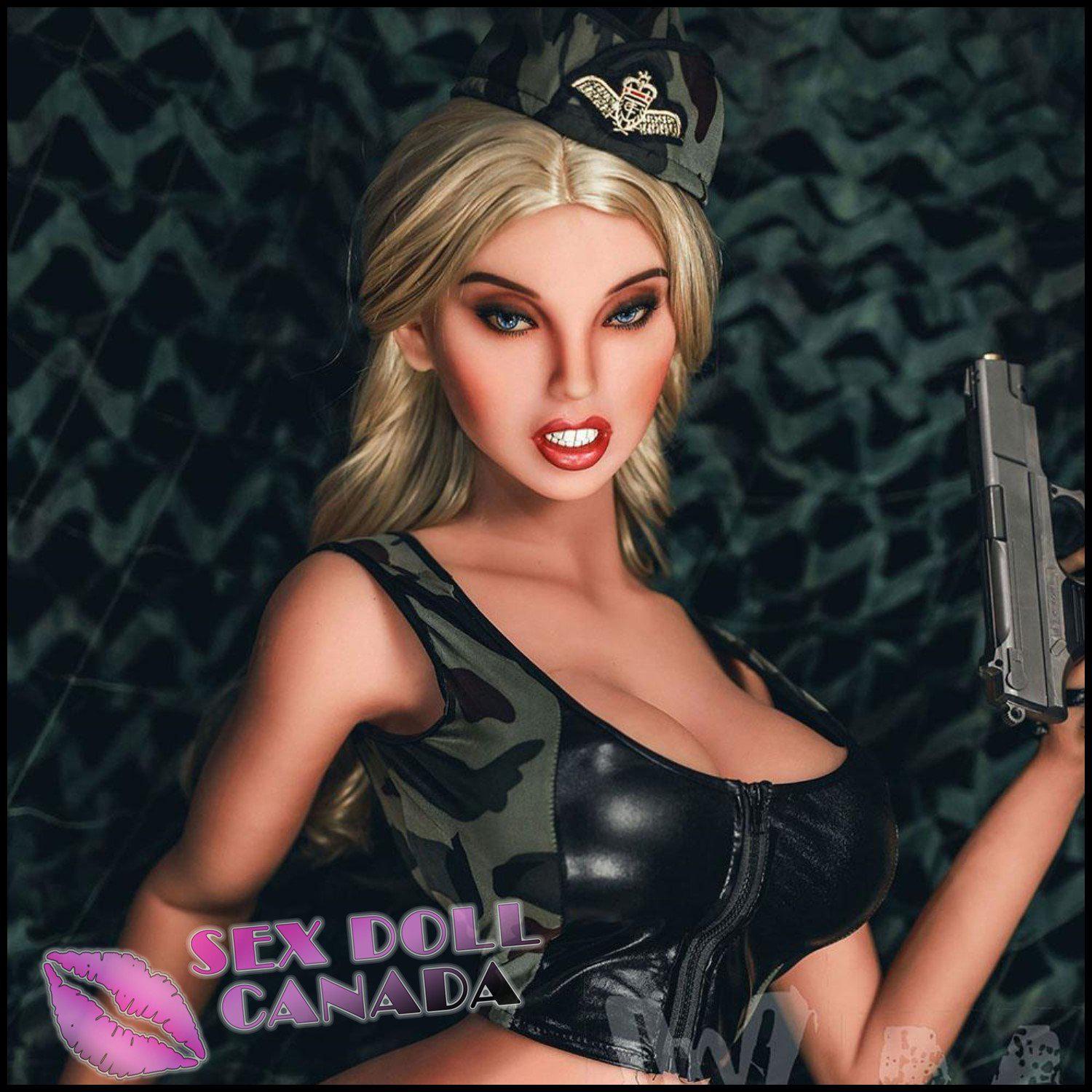 WM Realistic Sex Doll Blonde Hair Small Waist Fit Athletic