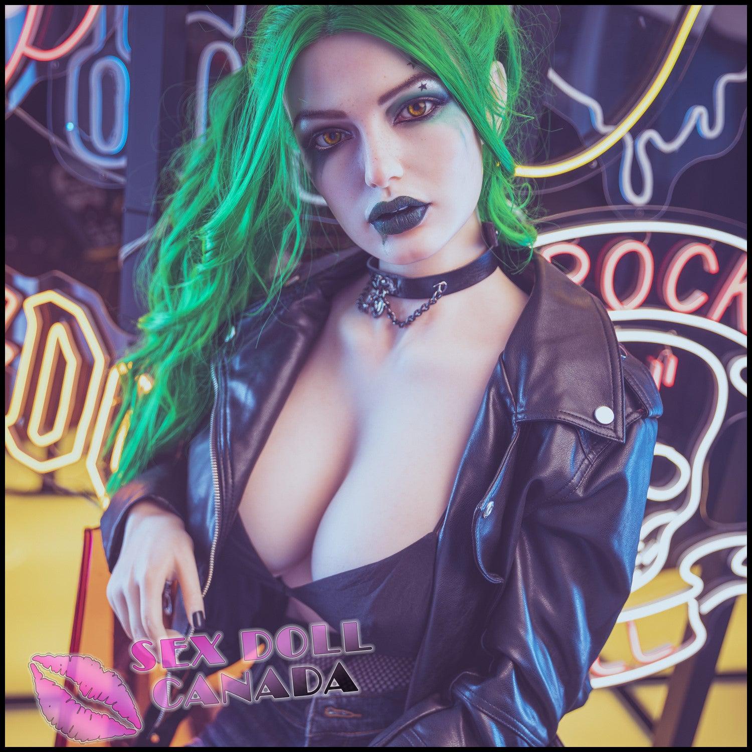 Starpery Realistic Sex Doll Curvy Full Body Western American Green Hair