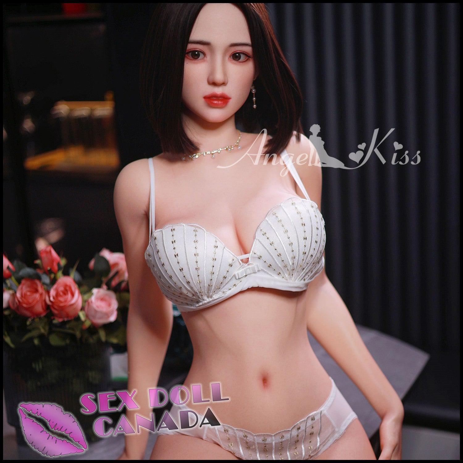 Angel Kiss Realistic Sex Doll Brunette Hair Small Waist Asian Japanese Chinese