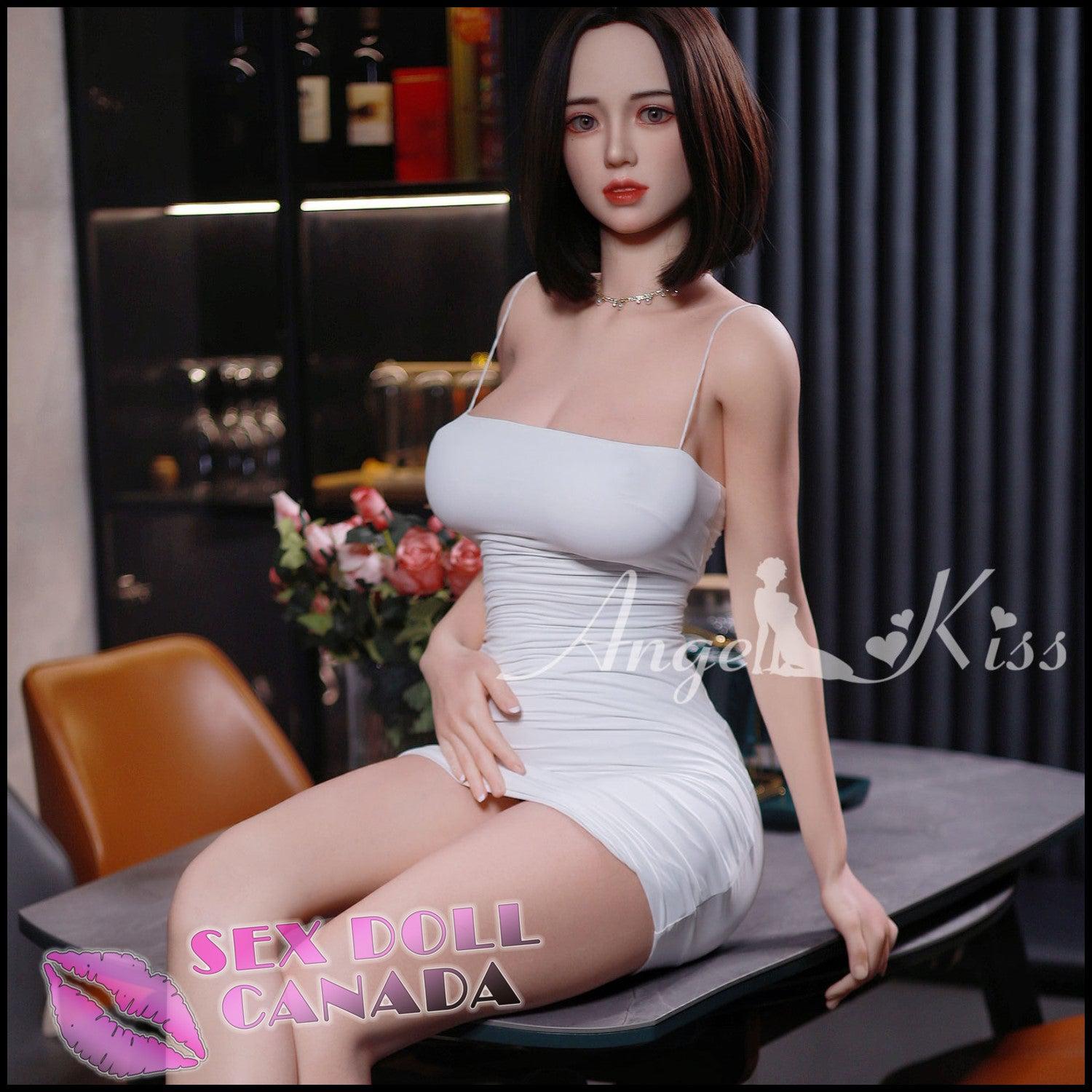 Angel Kiss Realistic Sex Doll Small Waist Big Tits Breasts Brunette Hair