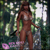 IRONTECH Realistic Sex Doll Black Ebony African Tall Long Legs Huge Tits Boobs
