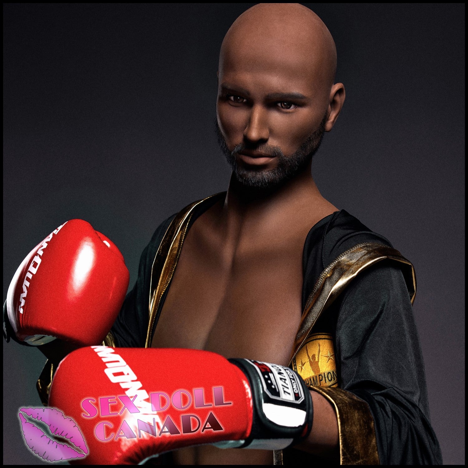 IRONTECH Realistic Sex Doll Black Ebony African Tall Long Legs Huge Tits Boobs