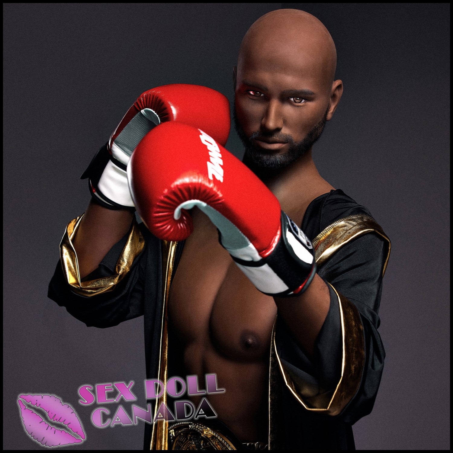 IRONTECH Realistic Sex Doll Black Ebony African Fit Athletic Huge Tits Boobs