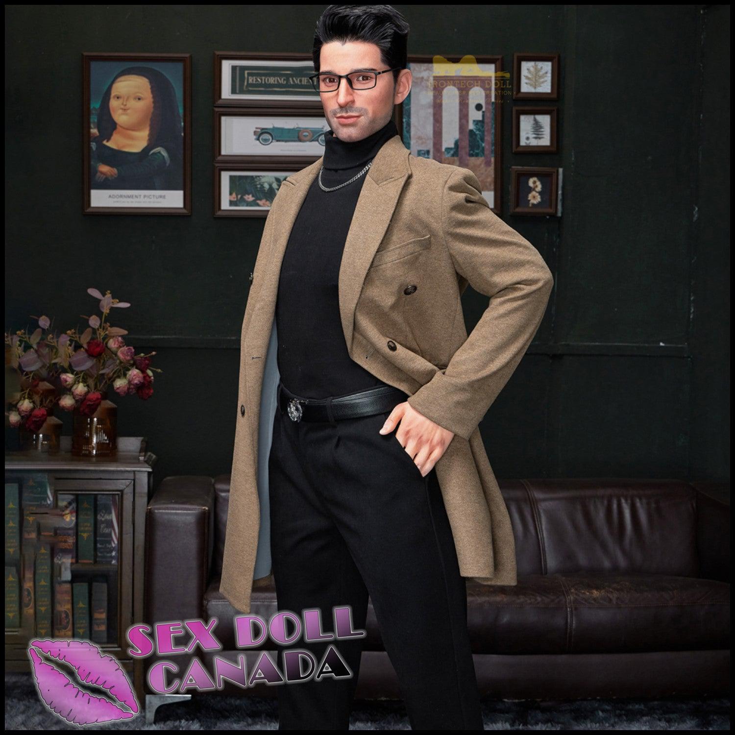 IRONTECH Realistic Sex Doll Tall Long Legs Black Hair Western American