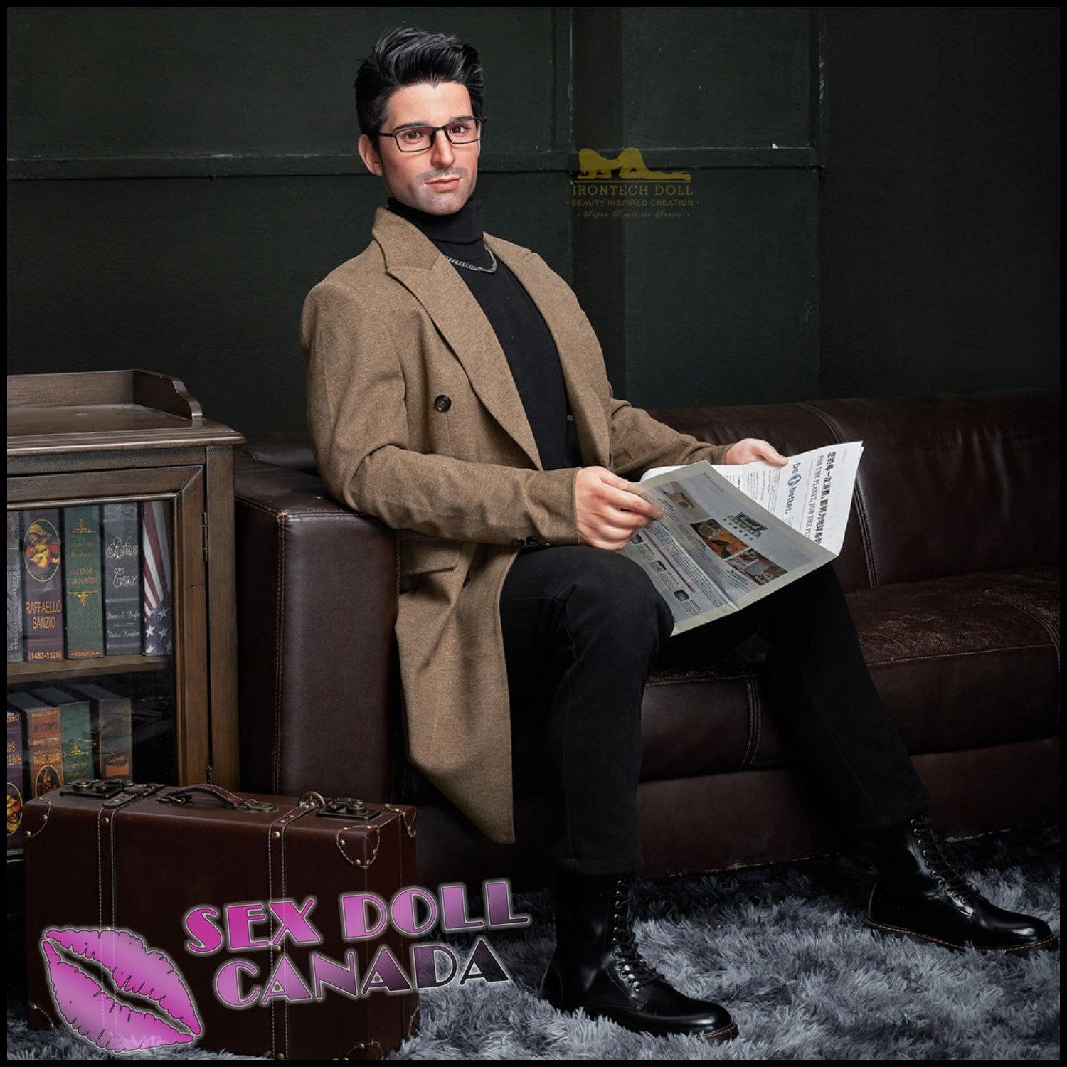 IRONTECH Realistic Sex Doll Male,Gay Pear Shaped Western American