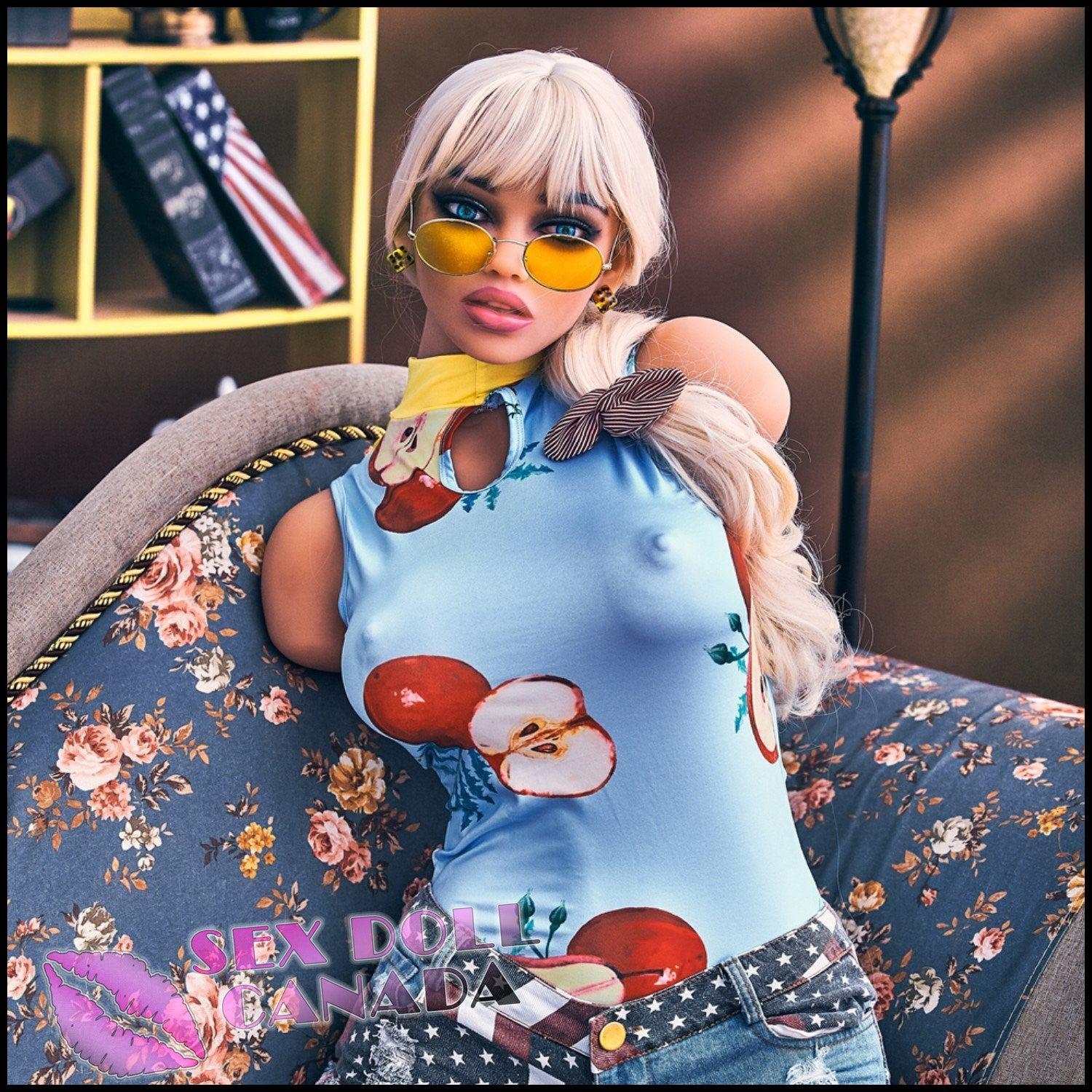 IRONTECH Realistic Sex Doll Blonde Hair Mini Western American