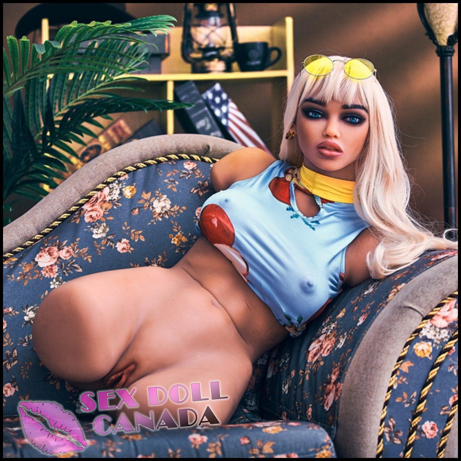 IRONTECH Realistic Sex Doll Blonde Hair Huge Tits Boobs Small Waist