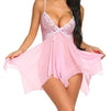 Real Sex Doll IN-STOCK - Clothing - Pink Babydoll Lingerie Outfit Life Size - Clothing - SD Canada