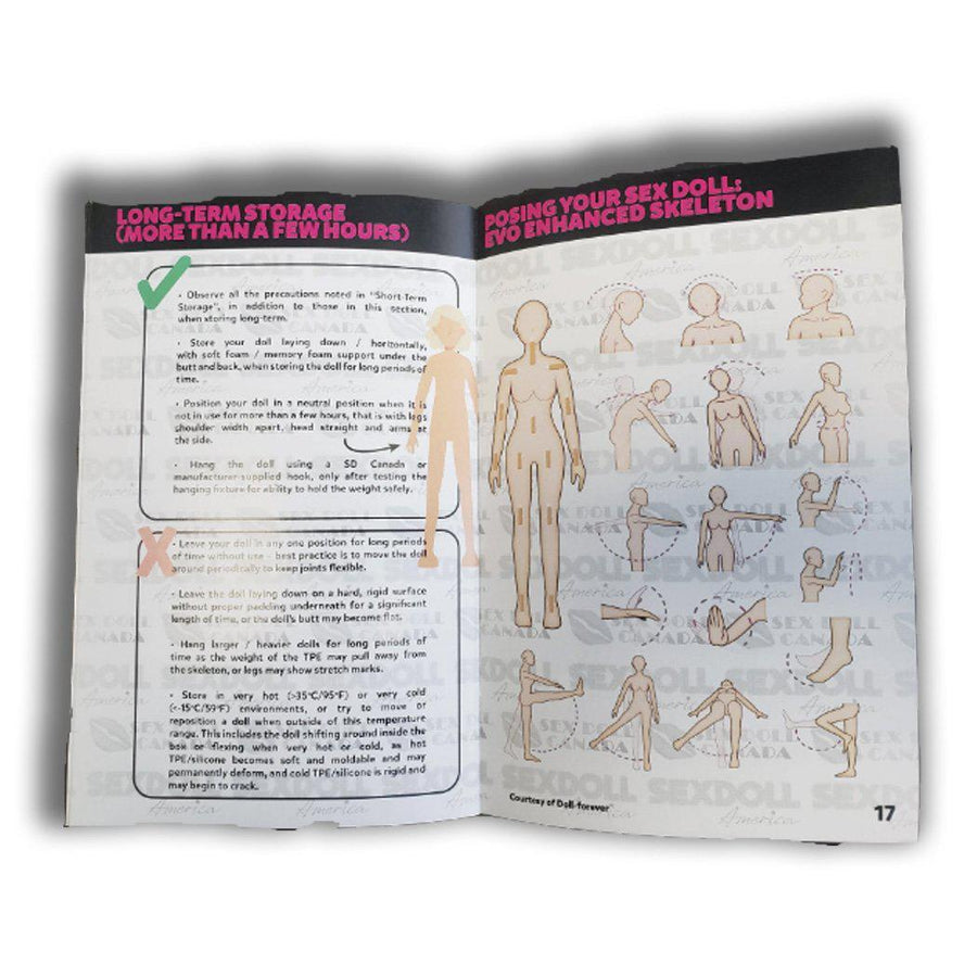 IN-STOCK - SD Canada - Sex Doll Instruction Manual
