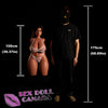 Climax Doll Realistic Sex Doll Black Hair Curvy Full Body Mini