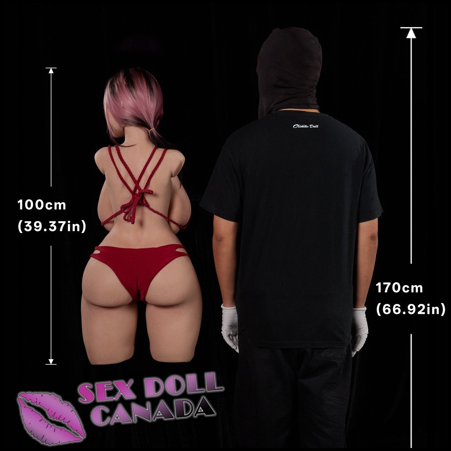 Climax Doll Realistic Sex Doll Latina Brazilian Brunette Hair Mini