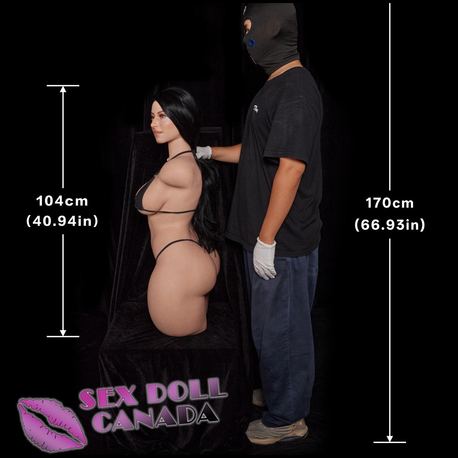 Climax Doll Realistic Sex Doll Russian German Western American Black Hair