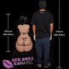 Climax Doll Realistic Sex Doll Huge Tits Boobs Black Hair Mini