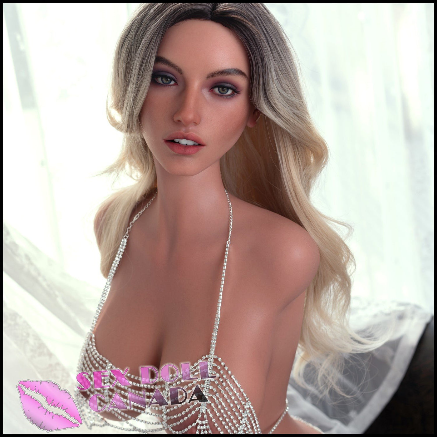 109 (3'7") G-Cup Paula (Head #ZXE216) Torso Full Silicone - Zelex SLE