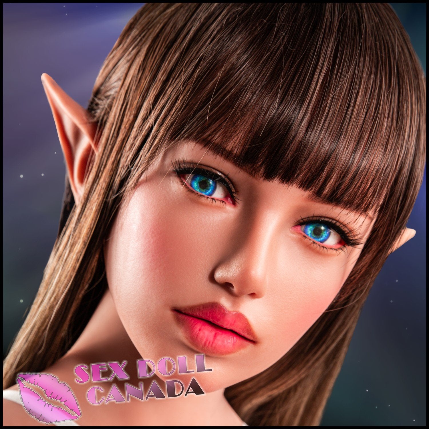 Climax Realistic Sex Doll Brunette Hair Curvy Full Body Small Waist