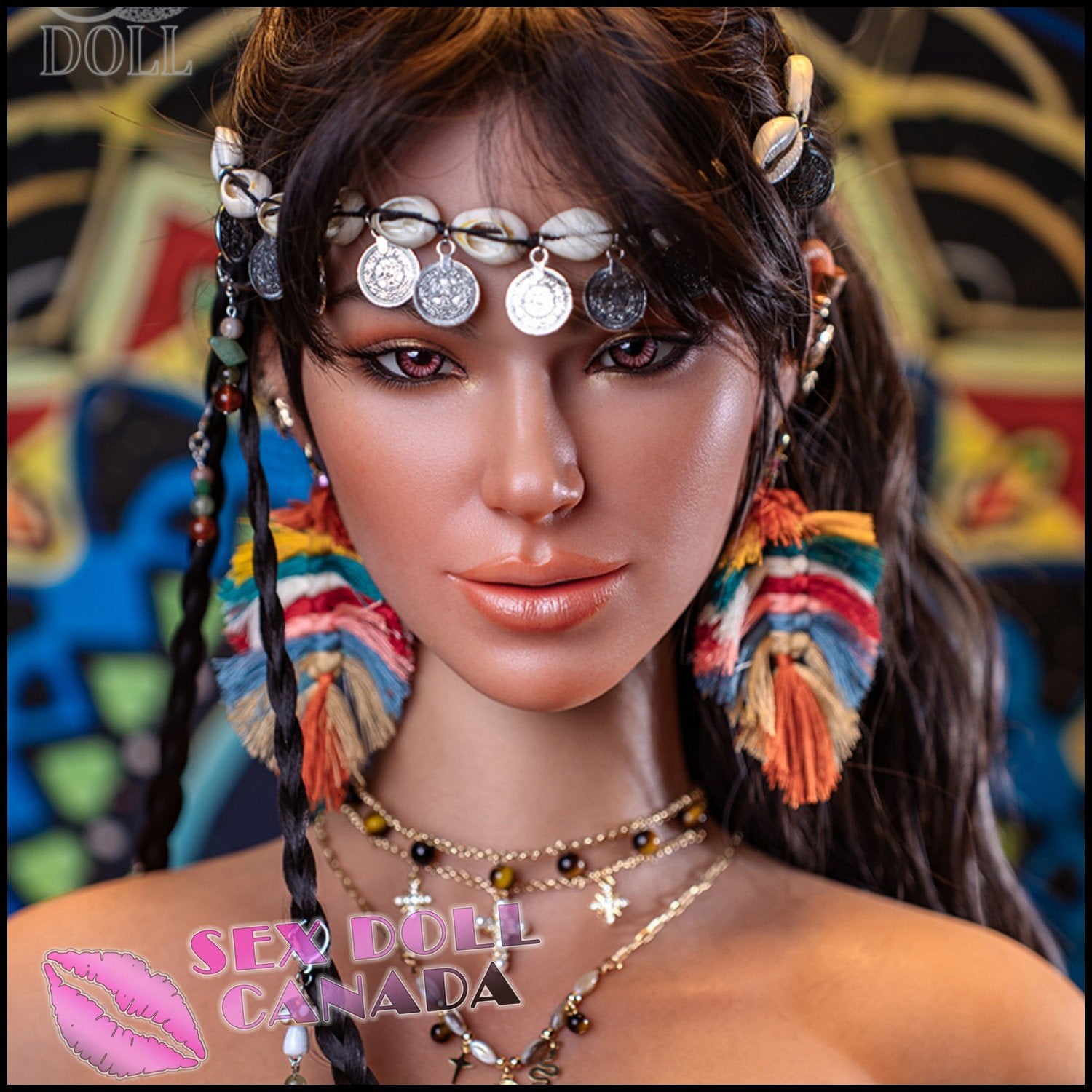 SE Doll Realistic Sex Doll Brunette Hair Western American Huge Tits Boobs