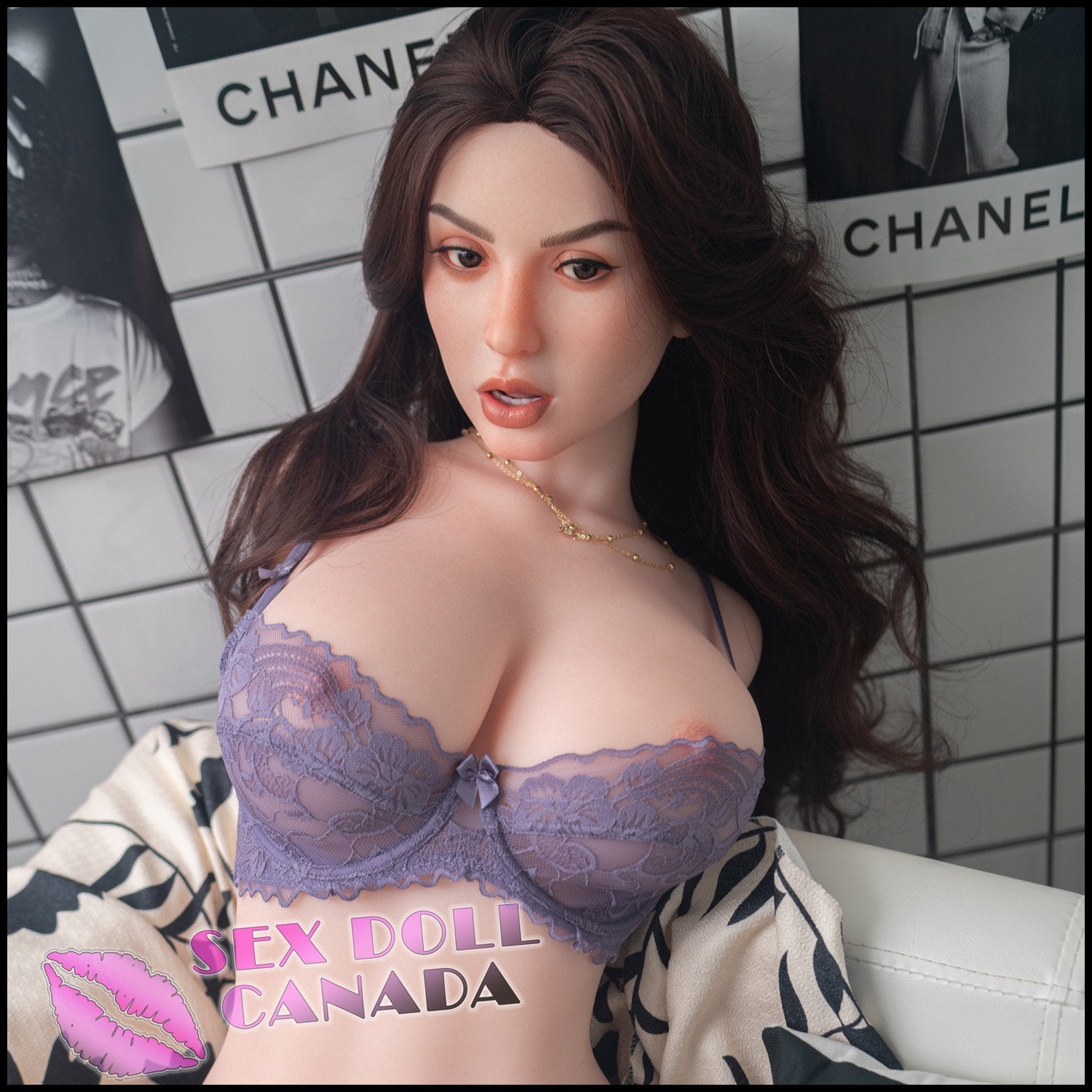 Zelex SLE Realistic Sex Doll Black Hair Curvy Full Body Russian German