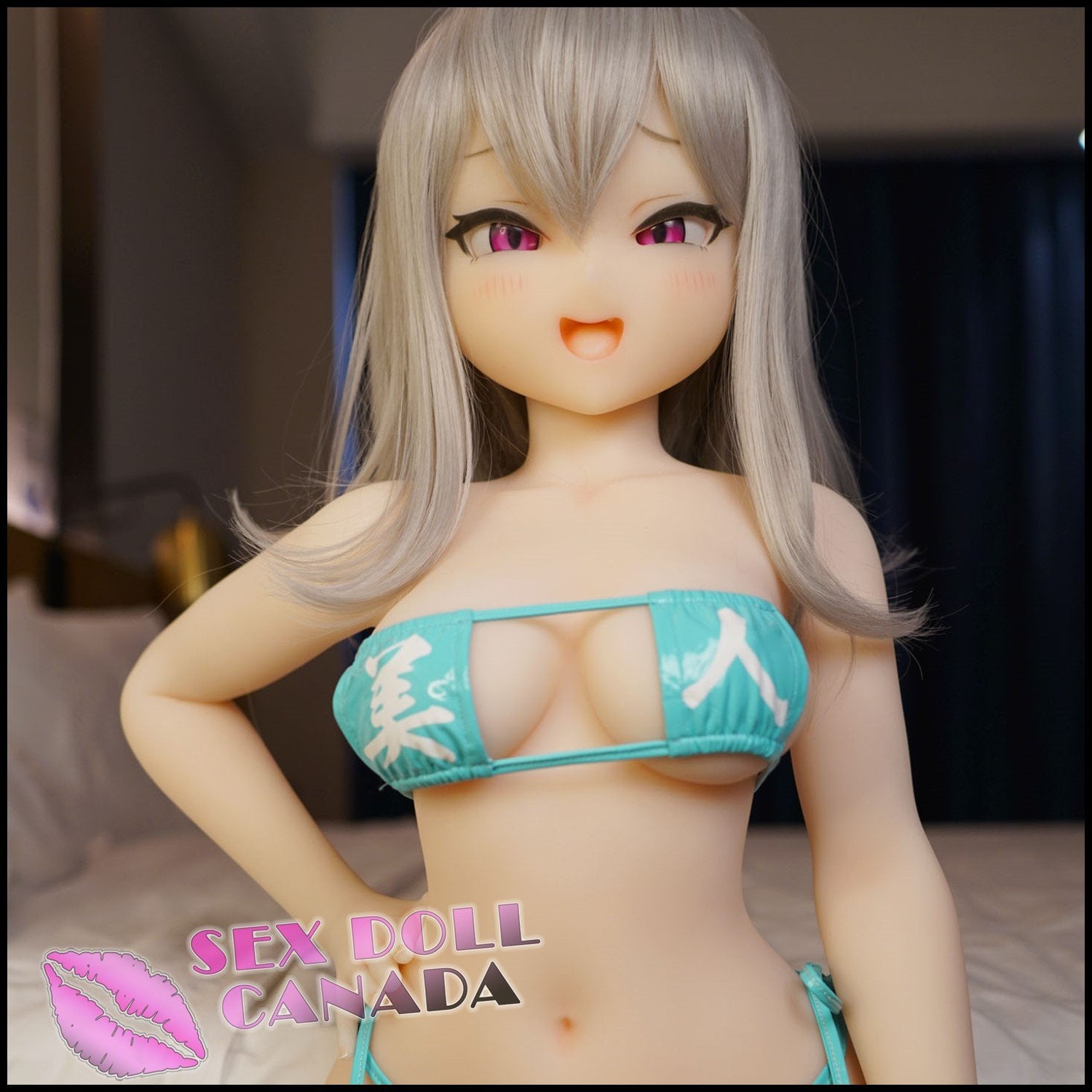 IROKEBIJIN Realistic Sex Doll Asian Japanese Chinese Gray Silver White Hair Curvy Full Body