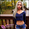 SM Realistic Sex Doll Blonde Hair Pear Shaped Short Petite