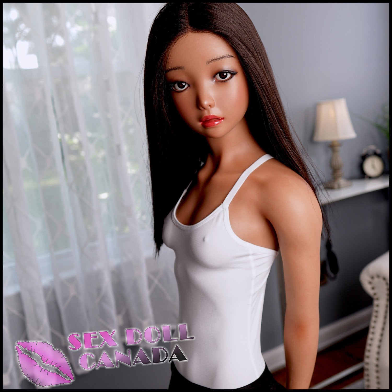 SM Realistic Sex Doll Pear Shaped Small Tits Boobs Short Petite