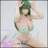 IROKEBIJIN Realistic Sex Doll Green Hair Cartoon Hentai Anime Short Petite