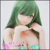 IROKEBIJIN Realistic Sex Doll Small Waist Curvy Full Body Green Hair