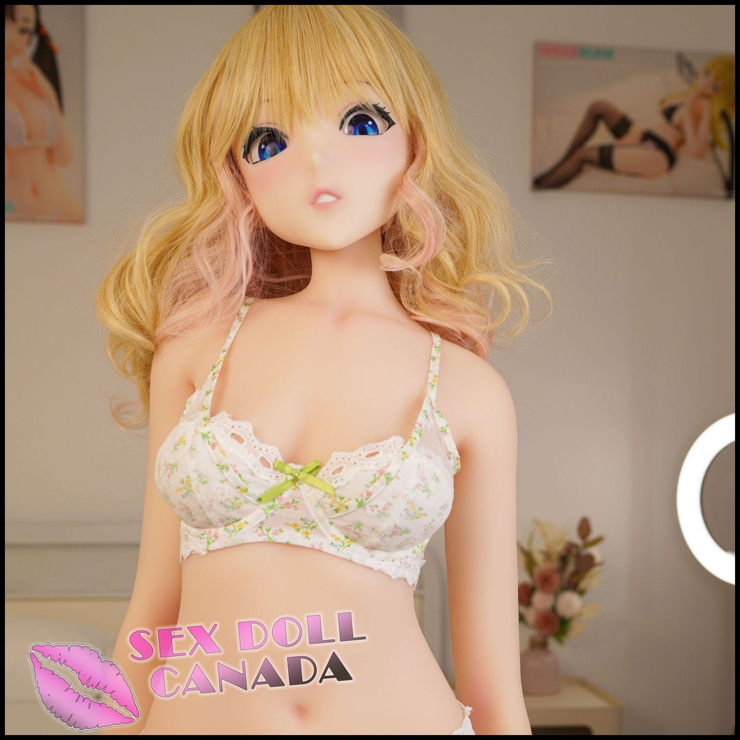 IROKEBIJIN Realistic Sex Doll Small Waist Blonde Hair Cartoon Hentai Anime