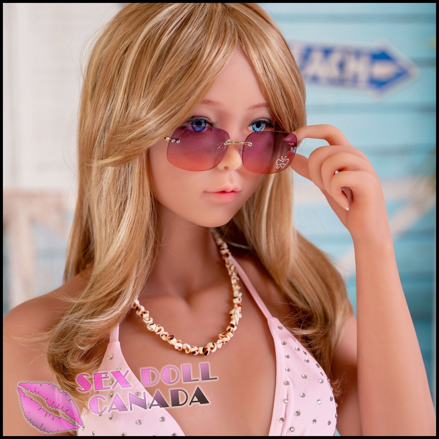 Piper Realistic Sex Doll Blonde Hair Big Ass Butt Small Waist
