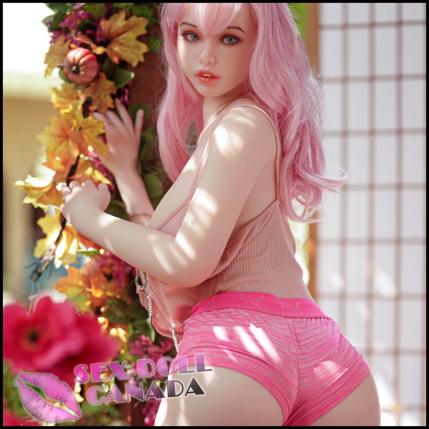 Piper Realistic Sex Doll Pink Purple Hair Huge Tits Boobs Small Waist